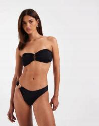 VERO MODA Fekete Klasszikus Bikini Alsó Díszítés B23 XXL