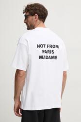 Drôle de Monsieur pamut póló Le T-Shirt Slogan - fehér S