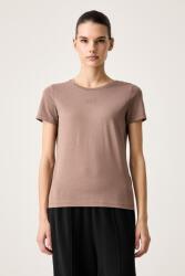 EA7 Emporio Armani női t-shirt pamuttal - barna XL