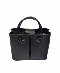 Shein fekete bőr utánzat kézitáska S07 18X21