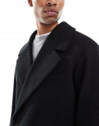  Asos Design Fekete Gombos Kabát gallér B23 50/52