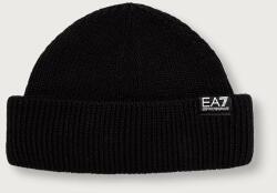 EA7 Emporio Armani beanie gyapjúval - fekete M - answear - 17 990 Ft