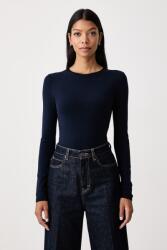 TWINSET pulóver női viszkózzal - sötétkék M - answear - 55 990 Ft
