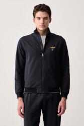 Aeronautica Militare cipzáras melegítőfelső férfi pamut elasztánnal - sötétkék L - answear - 55 990 Ft