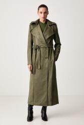 Bardot trench női műbőr - zöld M