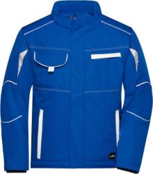 Daiber JN 853 / Jachetă softshell de iarnă pentru lucru - albastru regal/alb 6XL (02085388816)