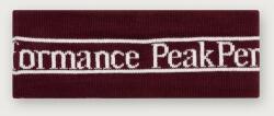 Peak Performance fejpánt - burgundia Univerzális méret