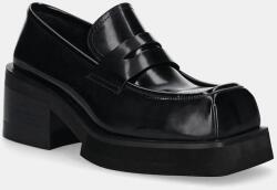 Jeffrey Campbell bőr flip-flop CLASSICAL - fekete Női 38