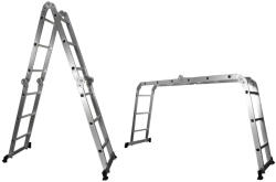 Evotools Scara Aluminiu Multifunctionala - Inaltime 1-3.5 m Nr. Trepte 12+2 (647651)