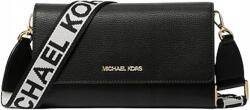 Michael Kors Eredeti Michael Kors Crossbody kézitáska fekete, logózott pánttal (35F2GTTC8L)