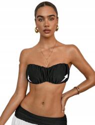 Shein Fekete Fodros Bikini Felső PK01 80B