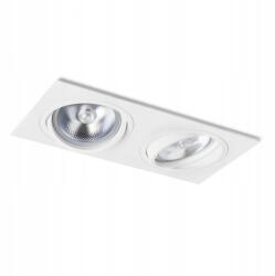 Redlux Rendl Pasadena G53 Sq II fehér 12V G53 2x50W süllyesztett lámpa (R12703)