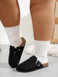 Shein Fekete Flip-flop Papucs Casual S06__40, 5-41