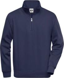 Daiber JN 831 / Hanorac de lucru bărbătesc cu fermoar 1/2 - bleumarin XXL (02083100305)