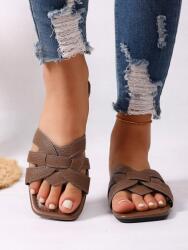 Shein barna flip-flop papucs casual S06 39, 5 - allegro - 2 030 Ft