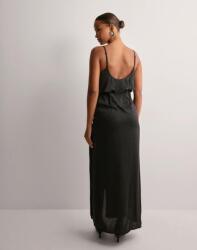  Aware fekete maxi ruha fodros B24 M