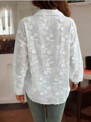 Shein Női Fehér Ing Gallérral, S06-OS Modell, Xs-es Méret