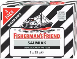 Fisherman's Friend Fisherman's Friend édesgyökér- és salmiak ízű cukorkák, 3 x 25 g (28394)