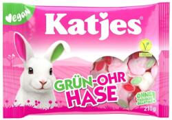 Katjes DE Grün-Ohr Hase vegán mályvacukorka eper- és ribizli ízzel, 210 g (28278)