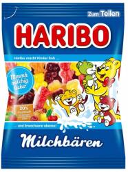 HARIBO DE Milchbären gyümölcsös-tejes ízű mackók 160 g (28273)