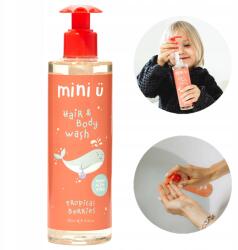 Mini-u Természetes Test- és Hajtisztító Gél Csecsemőknek és Csecsemőknek 250ml (745240061427)