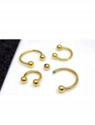Shein arany köldök piercing S07 6MM