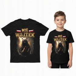  Póló Hazafias gyerek póló Wojtek mackó méret 110 cm