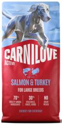 CARNILOVE Active száraz kutyatáp lazaccal és pulykával, nagytestű 12 kg