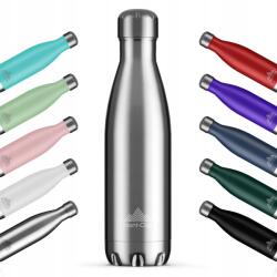 Stainless Mont-Clair hőszigetelt Stainless acél kulacs, 500 ml, Bpa, ezüst (B0DLFX5KFH)