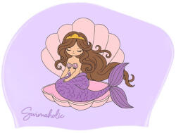 Swimaholic Gyerek úszósapka swimaholic little mermaid long hair cap junior lila