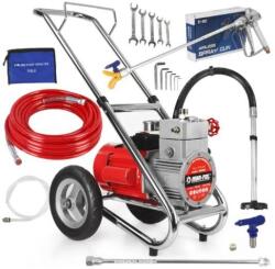 MAR-POL Pompă de vopsit airless profesională cu membrană, 1500 W, 225 bar, 4 l/min - M80635 (M80635)