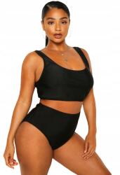 Boohoo Fekete Bikini Szett Magas Állapot ZT2 M
