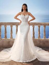 Shein Fehér Ujjatlan Esküvői Ruha S06 40 (sz2409106626809098)
