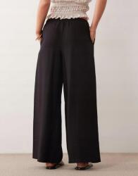 New Look Fekete Casual Egyenes Szárú Nadrág B23 M