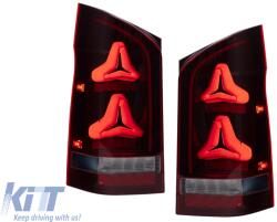 KITT Lightning LED hátsó lámpák Mercedes V-osztály W447 (2014-2024) szimpla hátsó ajtós, dinamikus irányjelzővel (TLMBW447TL)