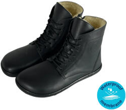 Antal Venero Winter Black Vízhatlan Bélelt Bőrbakancs