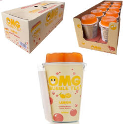 OMG 10db OMG Popping Boba citromos yerba mate tea üdítőital pukkanó golyókkal 270ml