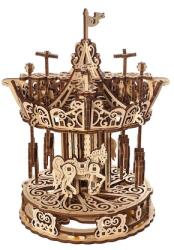 UGears Puzzle 3D, Carousel, Ugears, lemn, 300 piese