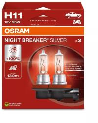 OSRAM Bec Halogen Osram Night Breaker Laser H11 | 12V - PGJ19-2 - Set 2 buc (12107791)