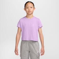 Nike Sportswear Girls Cropped T-Shirt M | Unisex | Tricouri | Mov | IQ3704-589