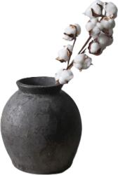 Botane Floare artificială Botane bumbac 53 cm, albă, uscată (BOT-WH-CO-001)