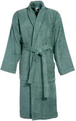 Nef Nef Homeware Halat de baie verde cu guler tip șal, mărimea L, 420 g/m2 bumbac, Nef-Nef Fresh