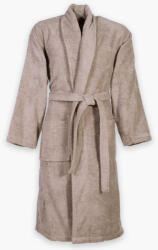 Nef Nef Homeware Halat de baie gri-bej taupe, mărimea XL, 420 g/m2 bumbac, Nef-Nef Fresh
