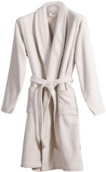 Nef Nef Homeware Halat de baie ecru cu guler sal, mărimea XL, 380 g/m2 bumbac, Nef-Nef Elements