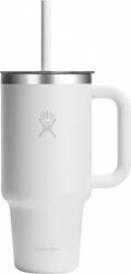 Hydro Flask Cană termică cu mâner și pai Travel Tumbler 946 ml, White (TT32PSCC110)