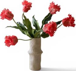 Botane Buchet de flori artificiale Dark Pink Parrot Tulip (BOT-CH25-BOU-006)