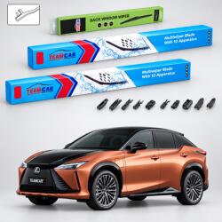 TeamCar Stergatoare Lexus RZ XE40 01.2023-prezent Set Fata si Spate Flat Premium TeamCar (TCRZXE40654035FLP)