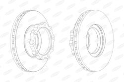 BERAL Disc Frana Bcr144A Man E2000/El/Em/F2000/F90/F90 Unterflur/Hocl/Lion´S/M 2000 L (BCR144A)