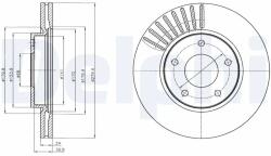 DELPHI Disc Frana Bg4282C Nissan Bluebird Sylphy / Sylphy Iii/Juke/Pulsar/Sentra Vii (BG4282C)