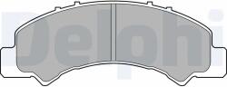 DELPHI Set Placute Frana, Frana Disc Lp2770 Isuzu Elf/Forward F/Grafter/N (LP2770)